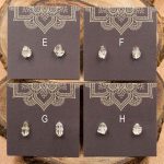 Herkimer Diamond Sterling Silver Crystal Stud Earrings