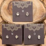 Herkimer Diamond Sterling Silver Crystal Stud Earrings