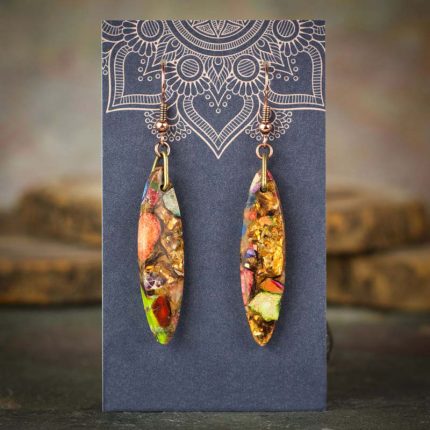 Impression Jasper Dangle Earrings 2203C