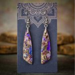 Impression Jasper Dangle Earrings 2207E