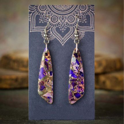 Impression Jasper Dangle Earrings 2207G