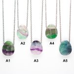 Fluorite Double Sided Pendants