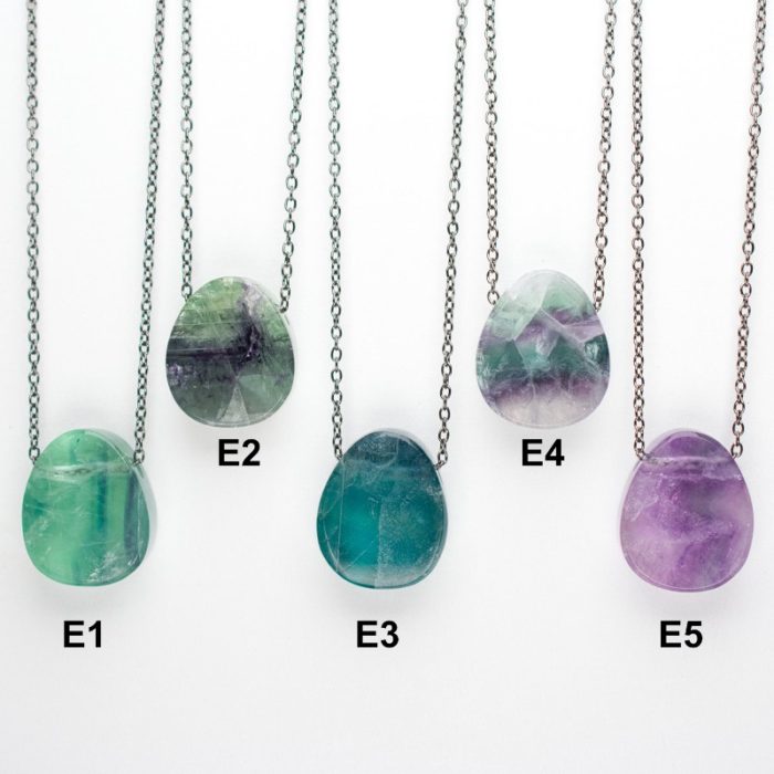 Fluorite Double Sided Pendants