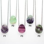 Fluorite Double Sided Pendants