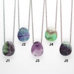 Fluorite Double Sided Pendants