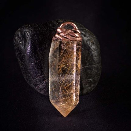 Rutilated Quartz Talisman Pendant C