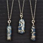 Blue Kyanite Wire Wrapped Pendants