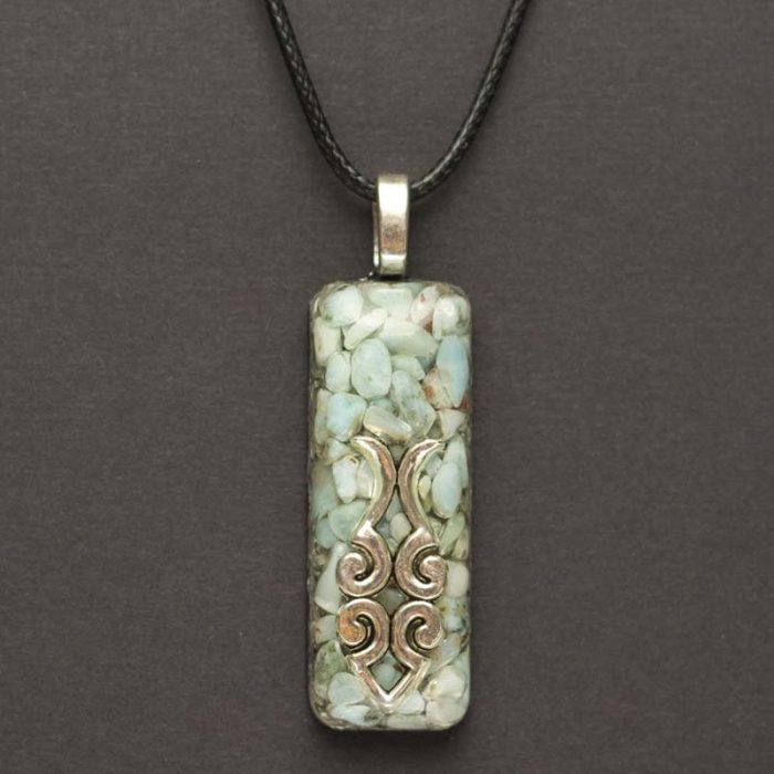 Larimar Orgonite® Pendant
