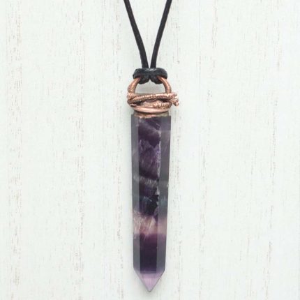 Fluorite Talisman Point Pendant