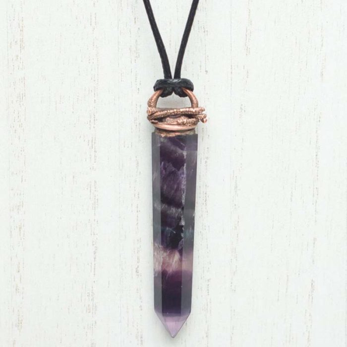 Fluorite Talisman Point Pendant