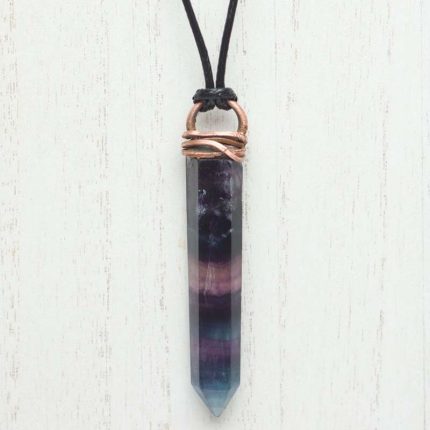 Fluorite Talisman Point Pendant