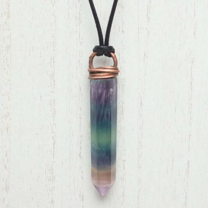 Fluorite Talisman Point Pendant