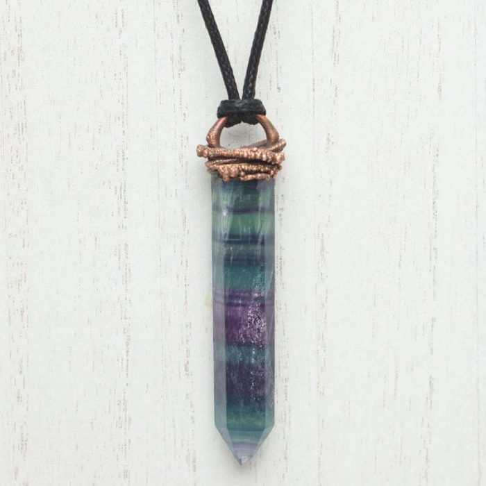 Fluorite Talisman Point Pendant
