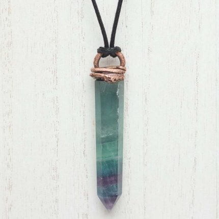 Fluorite Talisman Point Pendant