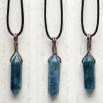 Apatite Double Terminated Point Pendants