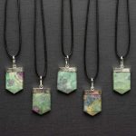 Ruby Fuchsite Mini Flat Point Pendant