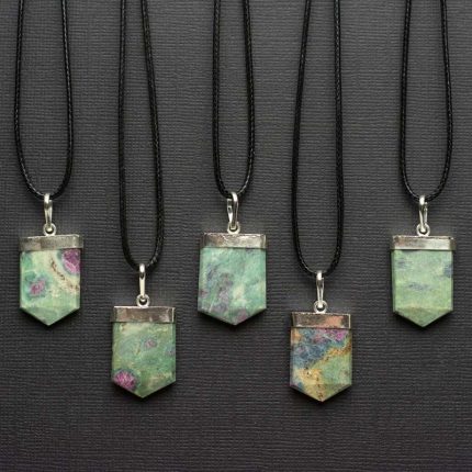 Ruby Fuchsite Mini Flat Point Pendant