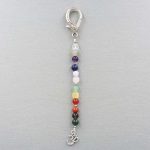 12 Stone Chakra Purse Charm