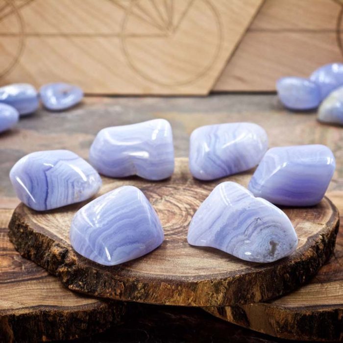 Blue Lace Agate Crystals
