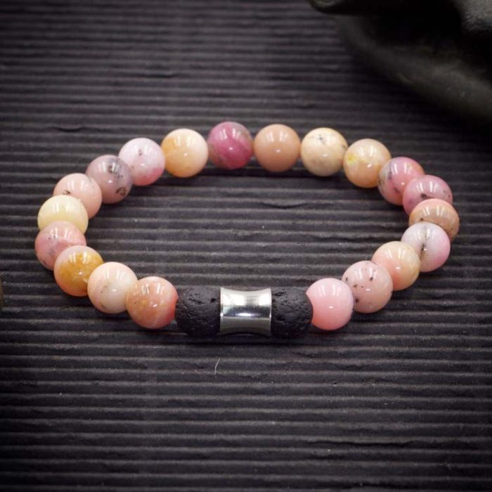 Pink Opal Aromatherapy Bracelet