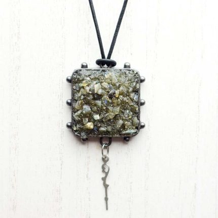 Labradorite Druzy Pendant