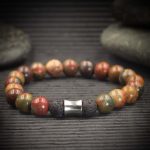Red Creek Jasper Aromatherapy Bracelet