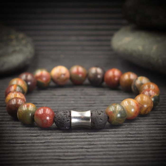Red Creek Jasper Aromatherapy Bracelet