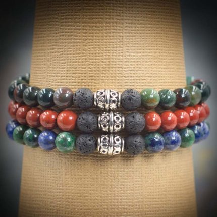 EMF Protection - Triple Aromatherapy Bracelets