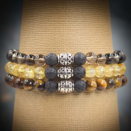 Grounding - Triple Aromatherapy Bracelets