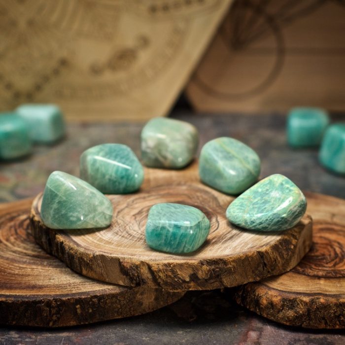 Amazonite Crystals for Grids