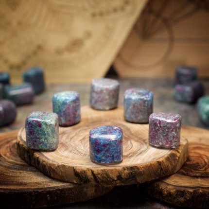 Ruby Kyanite Fuchsite Crystals for Grids