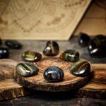 Blue Tiger Eye Crystals for Grids