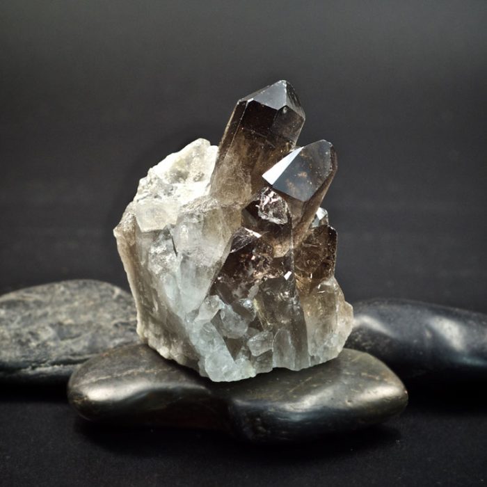 Smoky Quartz Point Clusters