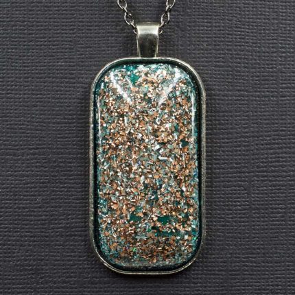Aluminum and Copper Orgonite® Pendant