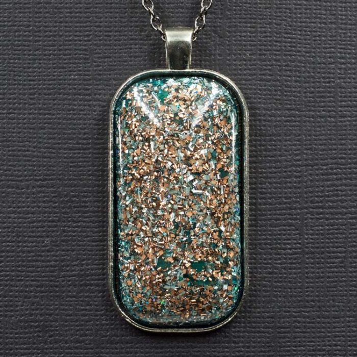 Aluminum and Copper Orgonite® Pendant