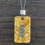Yellow Jasper Suspension Pendant