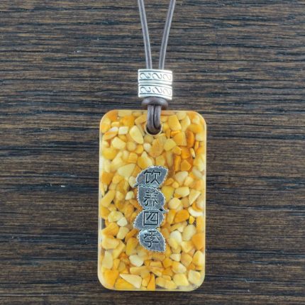 Yellow Jasper Suspension Pendant