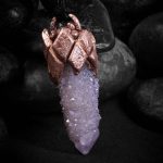 Lilac Spirit Quartz Talisman Pendant - B