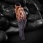 Black Kyanite Blade Talisman Pendant