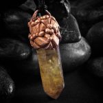 Congo Citrine Talisman Point Pendant - D