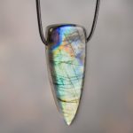 Labradorite Dagger Pendant - K