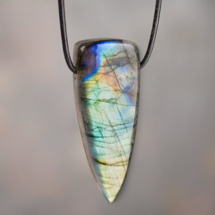 Labradorite Dagger Pendant - K
