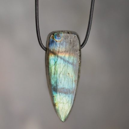 Labradorite Dagger Pendant - M