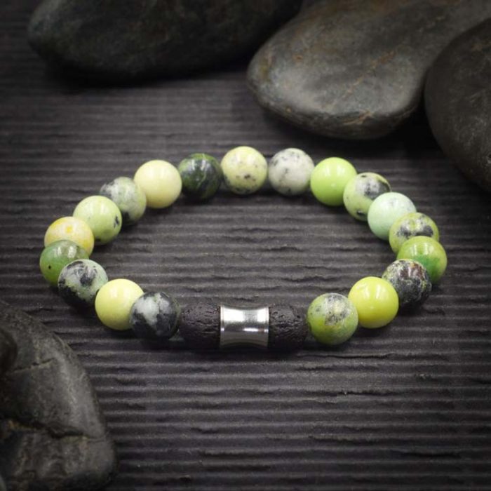 Chrysoprase Aromatherapy Bracelet