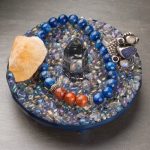 Angel Aura Quartz Orgonite Charger with Blue Base