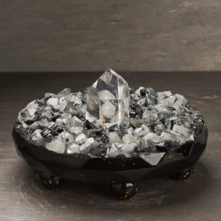Tourmalinated Quartz Orgonite Charger