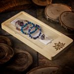 Lotus Blossom Crystal Charging Tray with Selenite