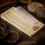 Lotus Blossom Crystal Charging Tray with Selenite