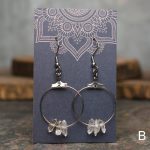 Herkimer Diamonds Hoop Earrings