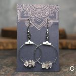 Herkimer Diamonds Hoop Earrings